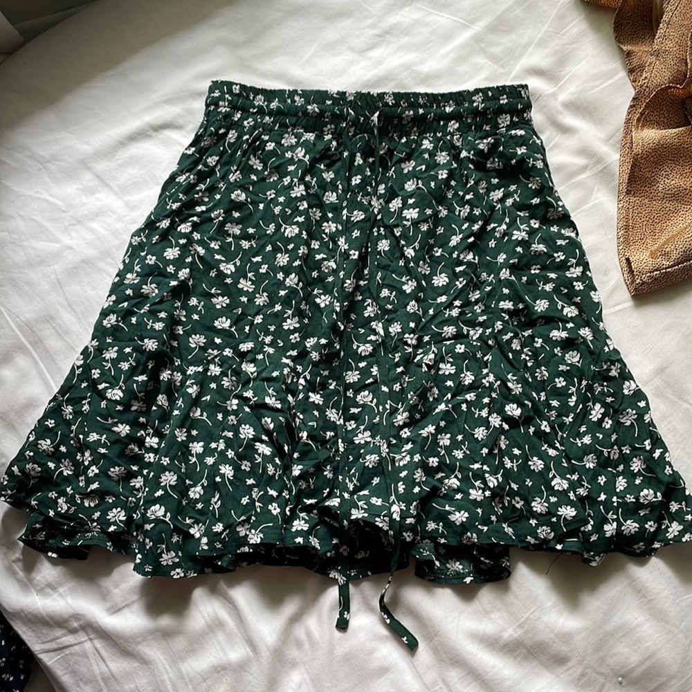 Green Princess Polly Mini Skirt